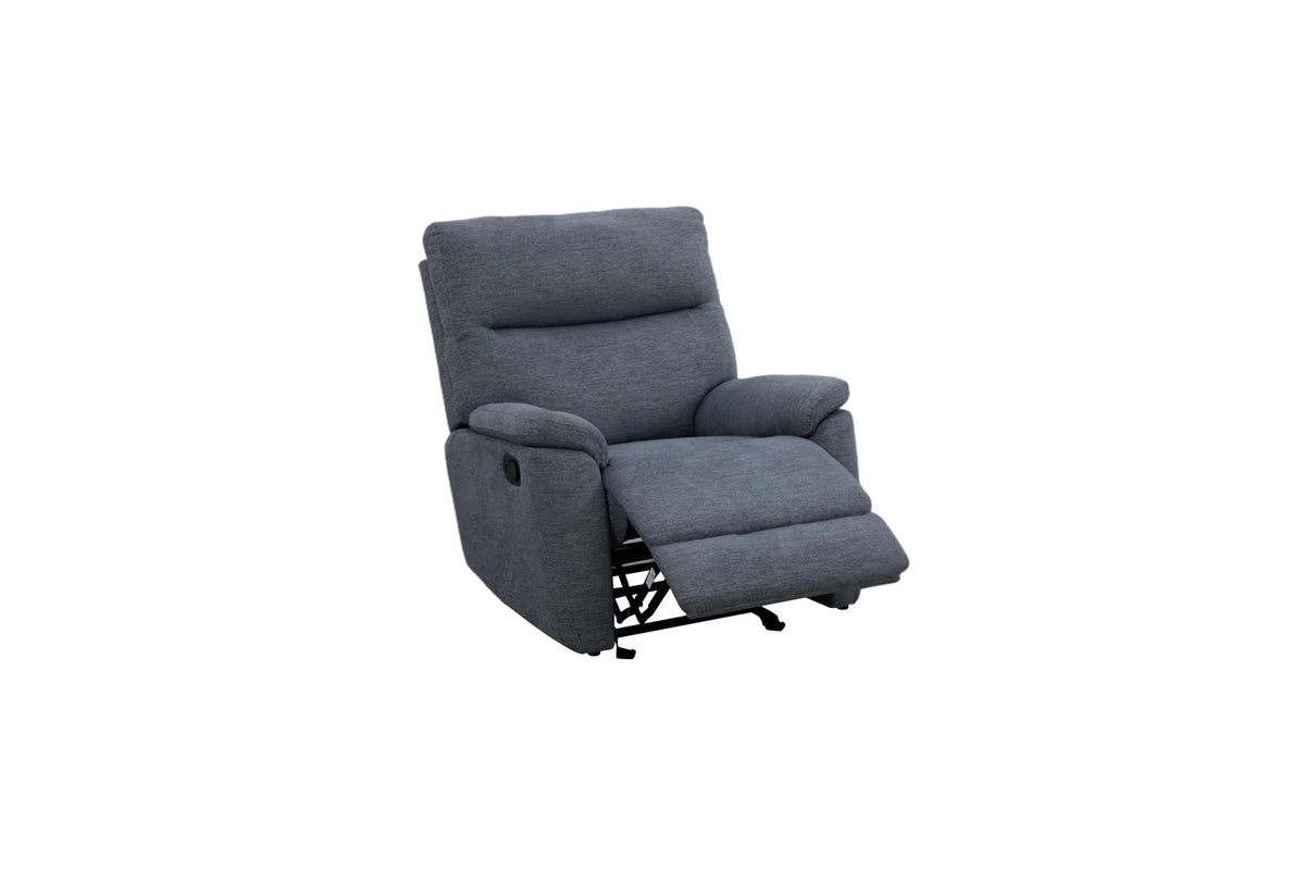 Roots Comfort Charcol Manual Recliner Recliners| Roots Furniture