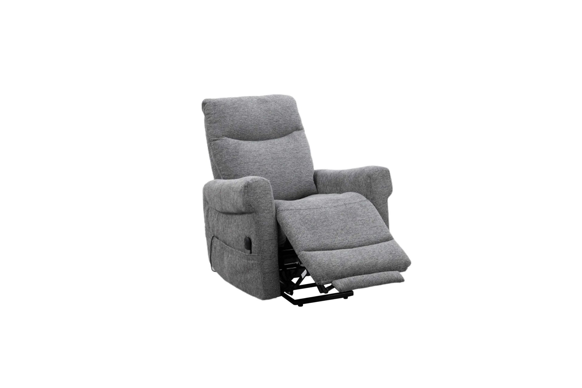 Roots Comfort Grey Manual Recliner Lift Recliners| Roots Furniture