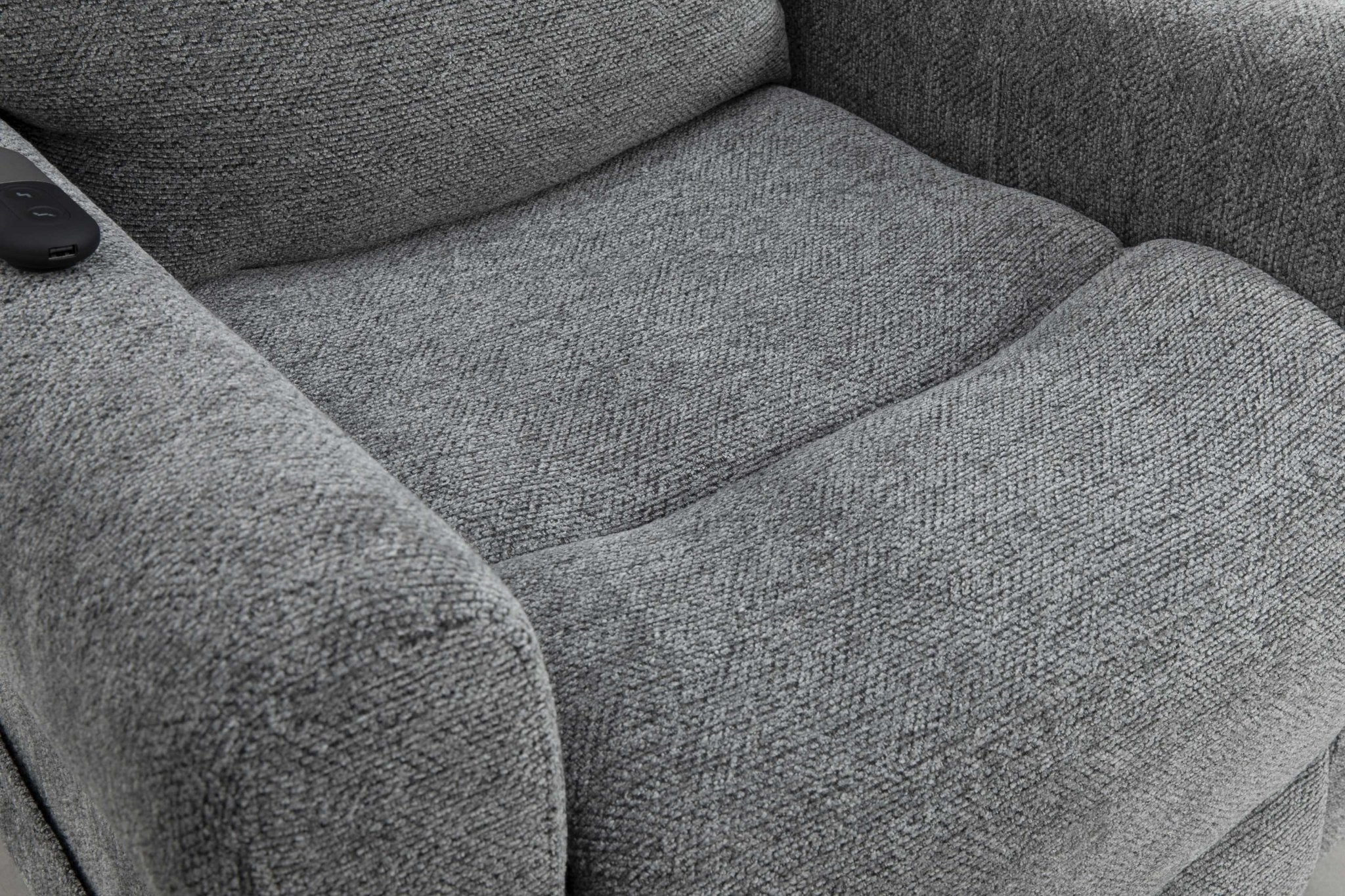 Roots Comfort Grey Manual Recliner Lift Recliners| Roots Furniture