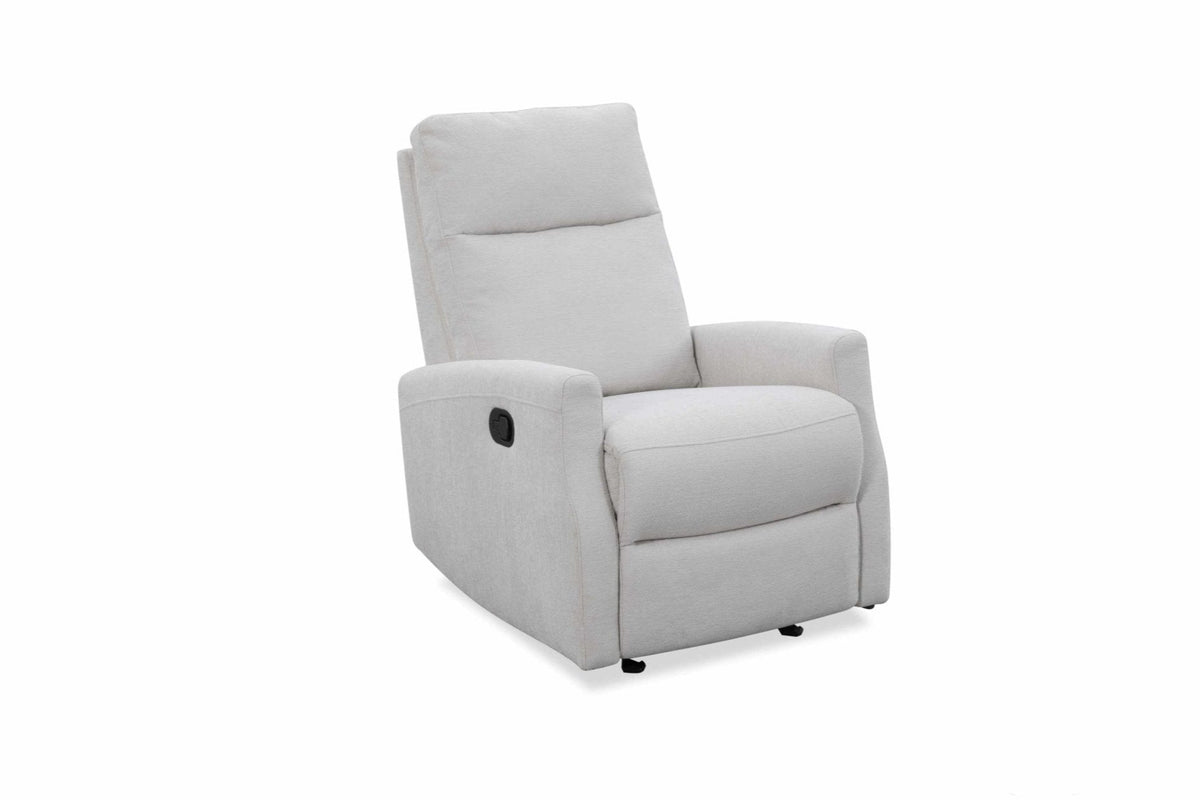 Roots Comfort White Manual Recliner Recliners| Roots Furniture