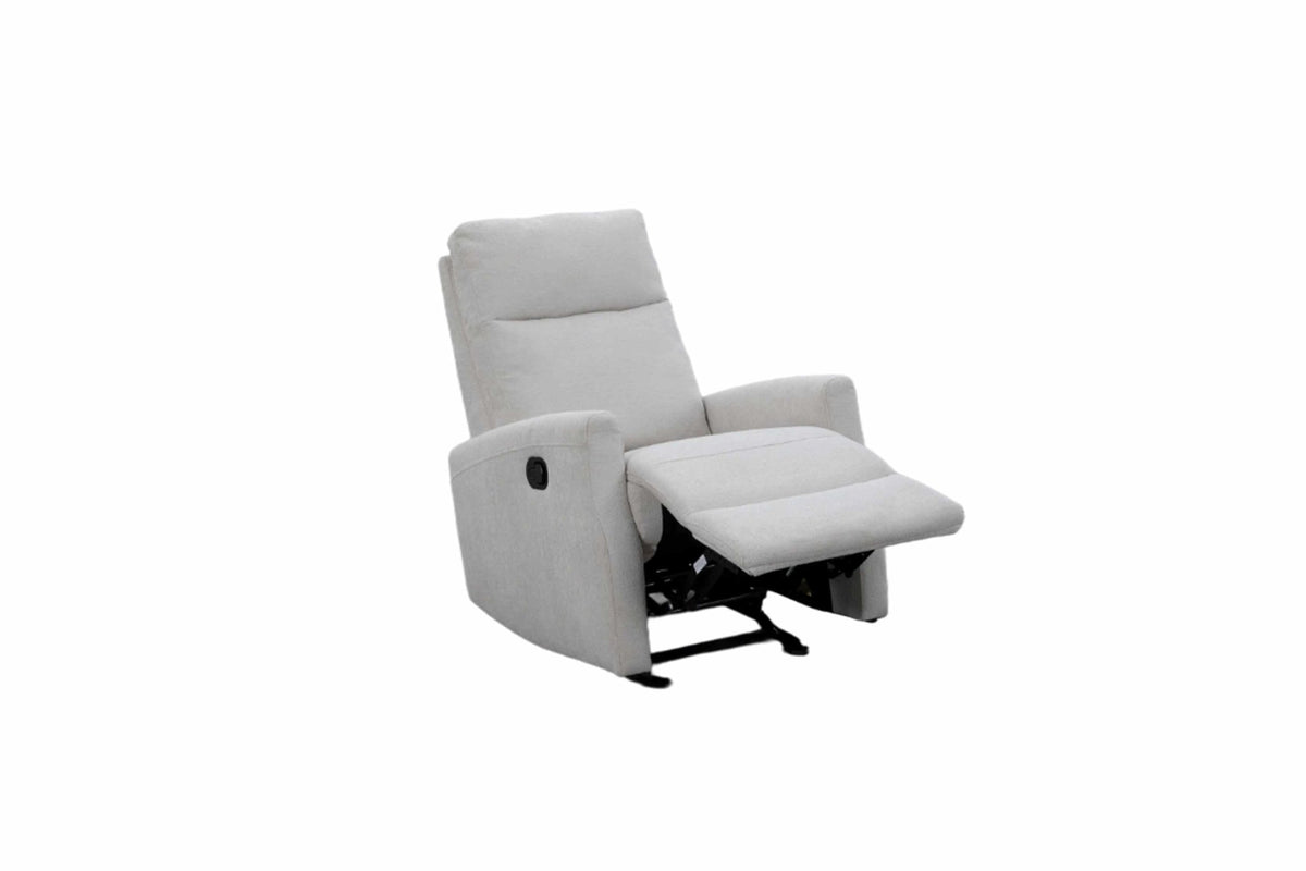 Roots Comfort White Manual Recliner Recliners| Roots Furniture