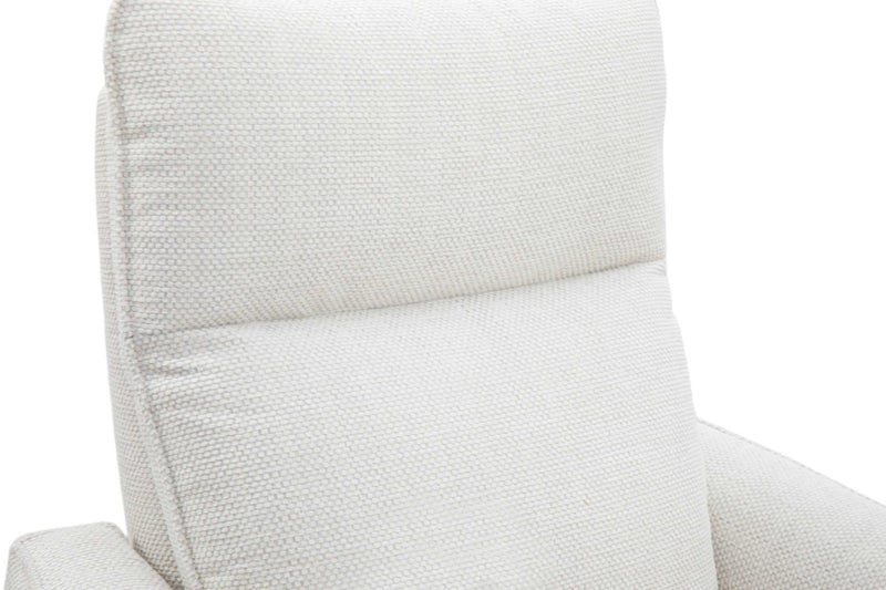 Roots Comfort White Power Recliner - Al Rugaib Furniture