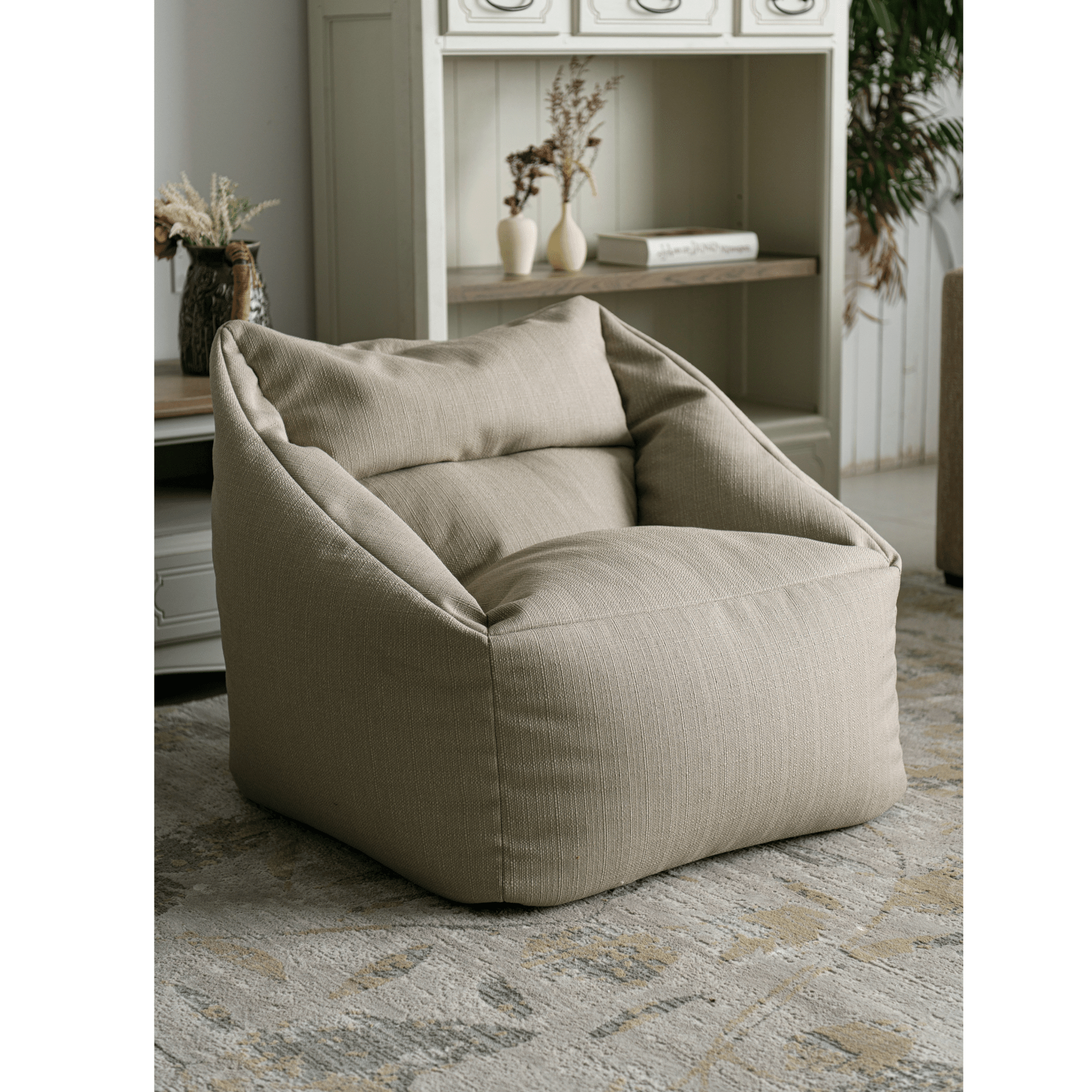 Roots For Fun Beige Bean Bag Bean bags| Roots Furniture