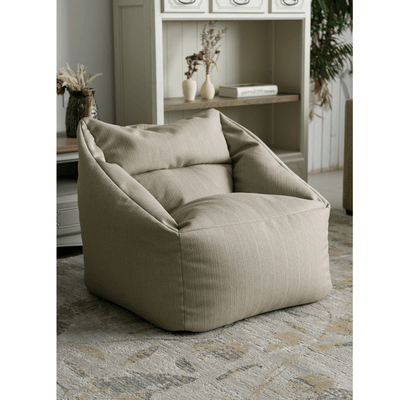 Roots For Fun Beige Bean Bag - Al Rugaib Furniture