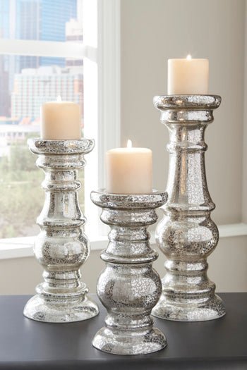 Rosario Candle Holder (Set of 3) Candle Holders| Ashley Homestore