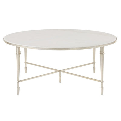 ROSHN 102 W x 43 H x 102 D Round Coffee Table - Al Rugaib Furniture