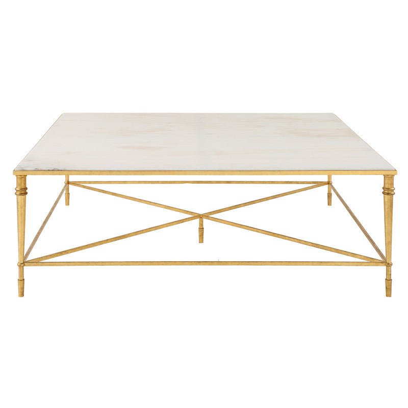 ROSHN 122 W x 43 H x 122 D Square Coffee Table - Al Rugaib Furniture