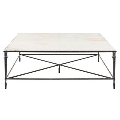 ROSHN 122 W x 43 H x 122 D Square Coffee Table - Al Rugaib Furniture