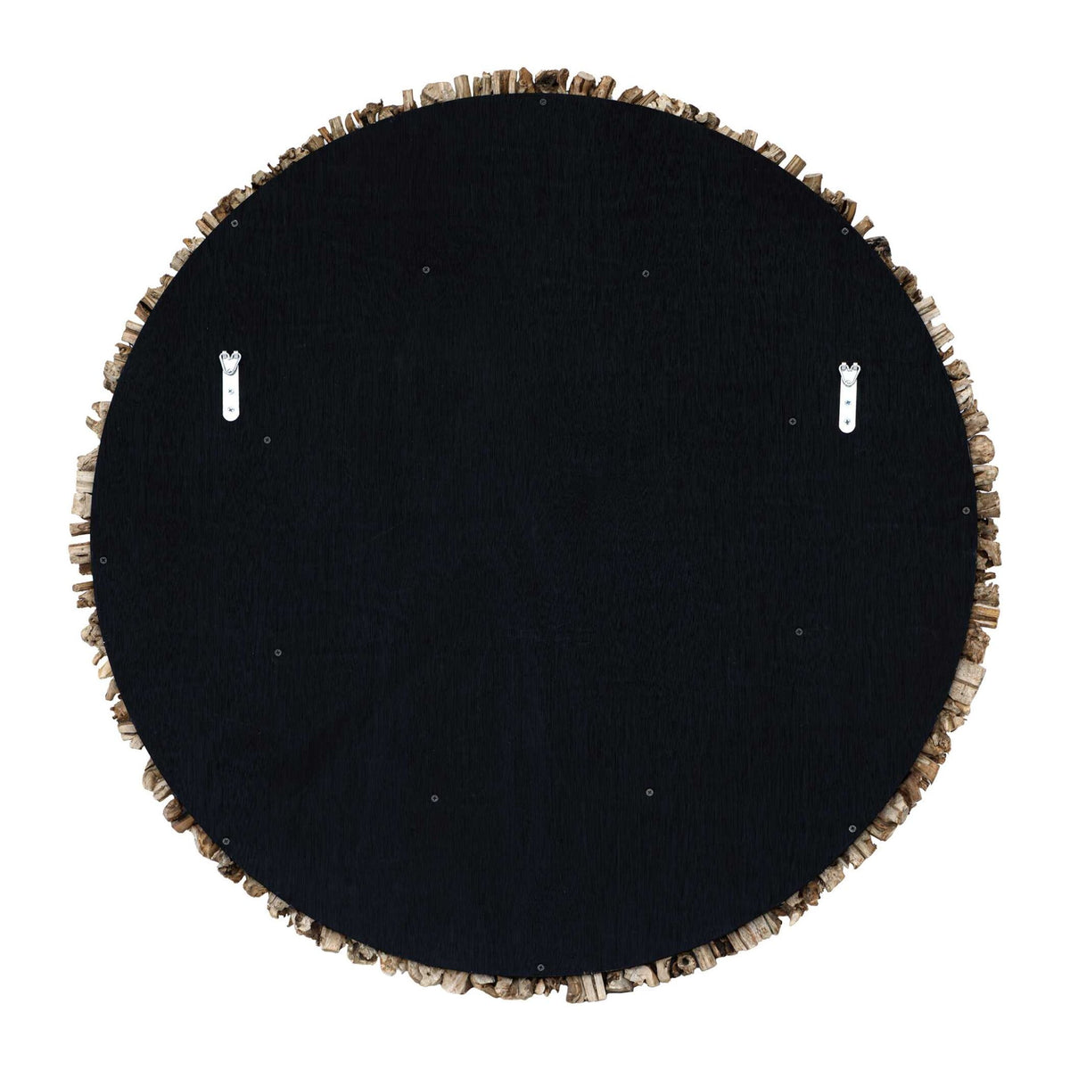 Rossetti Round Interwoven Wood Mirror Mirrors| Uttermost