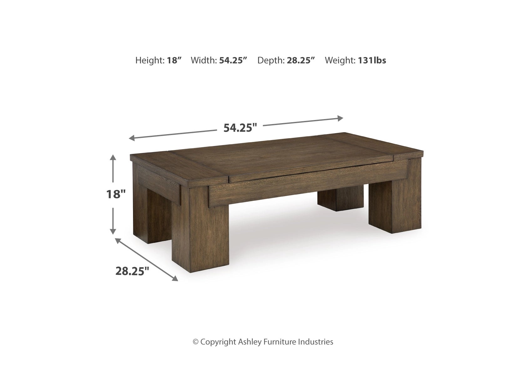 Rosswain Lift-Top Coffee Table Coffee Tables| Ashley Homestore