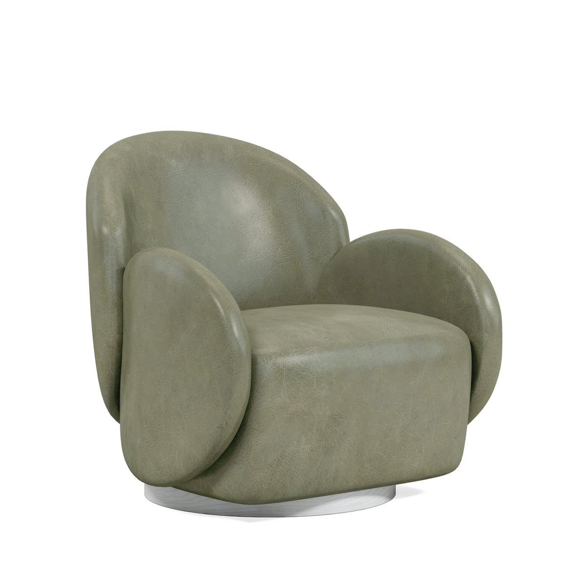 Rothko Leather Swivel Chair Chairs| A.R.T. Furniture