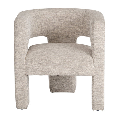 ROUND BACK CHAIR - BEIGE - Al Rugaib Furniture
