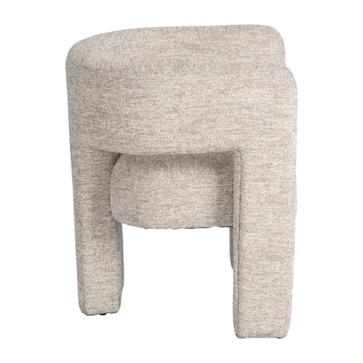 ROUND BACK CHAIR - BEIGE - Al Rugaib Furniture