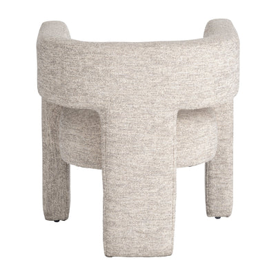 ROUND BACK CHAIR - BEIGE - Al Rugaib Furniture