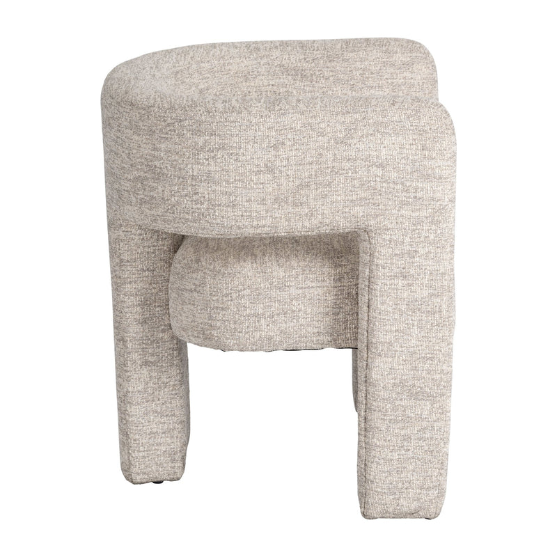 ROUND BACK CHAIR - BEIGE - Al Rugaib Furniture
