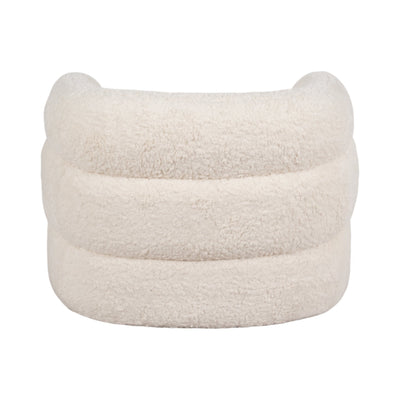 Roundback Accent Chair, Ivory - Al Rugaib Furniture