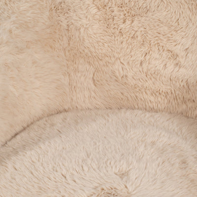 Roundback Swivel Chair, Sand - Al Rugaib Furniture