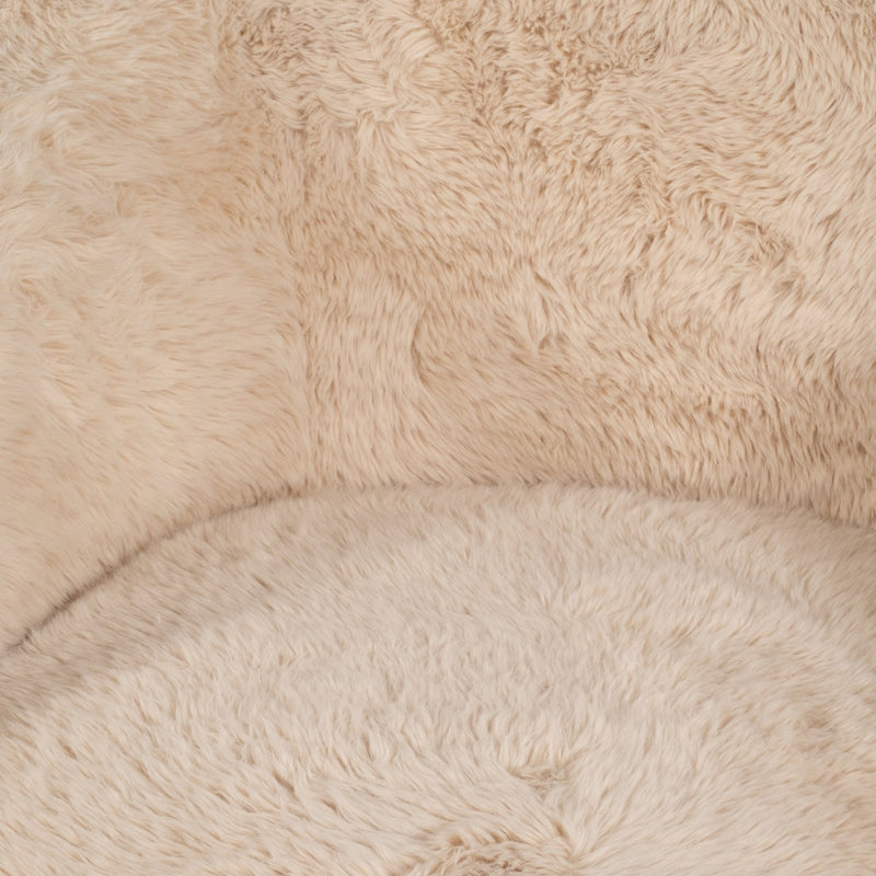 Roundback Swivel Chair, Sand - Al Rugaib Furniture