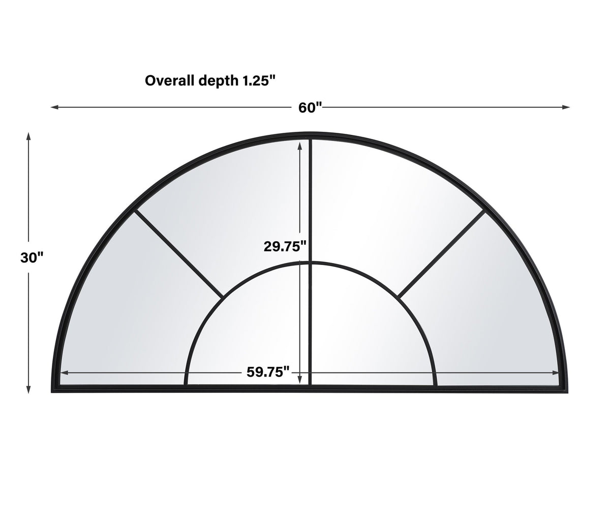Rousseau Arch Mirror Mirrors| Uttermost