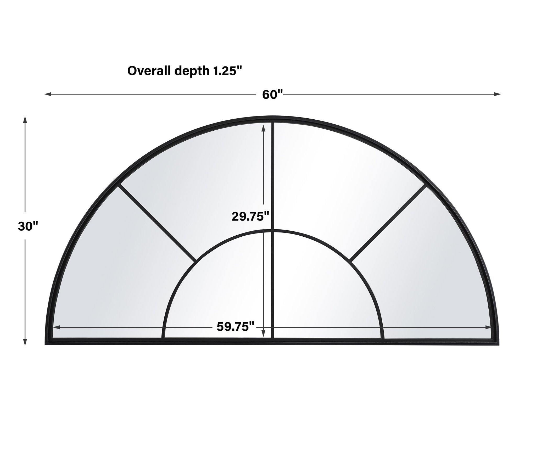 Rousseau Arch Mirror Mirrors| Uttermost