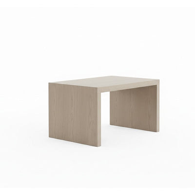 Royal | Beige Center Table – MDF Wood & Gray Linen Fabric – 120×80×55 cm - Al Rugaib Furniture