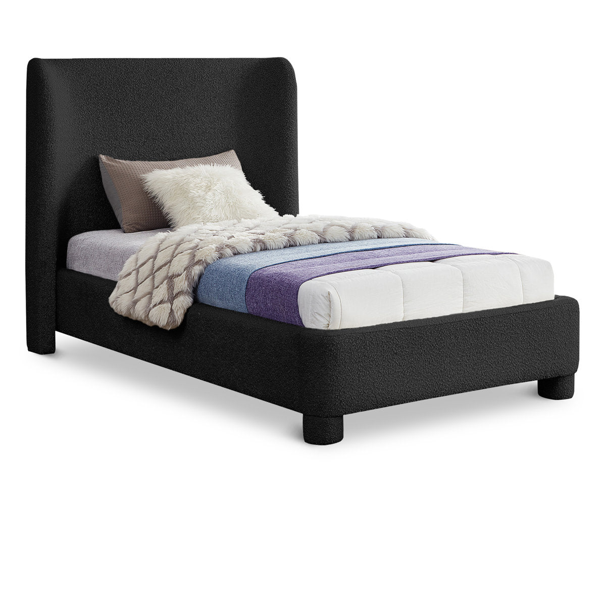 Royal | BoucléSoft Twin Bed with Upholstery Beds| Royal Furniture