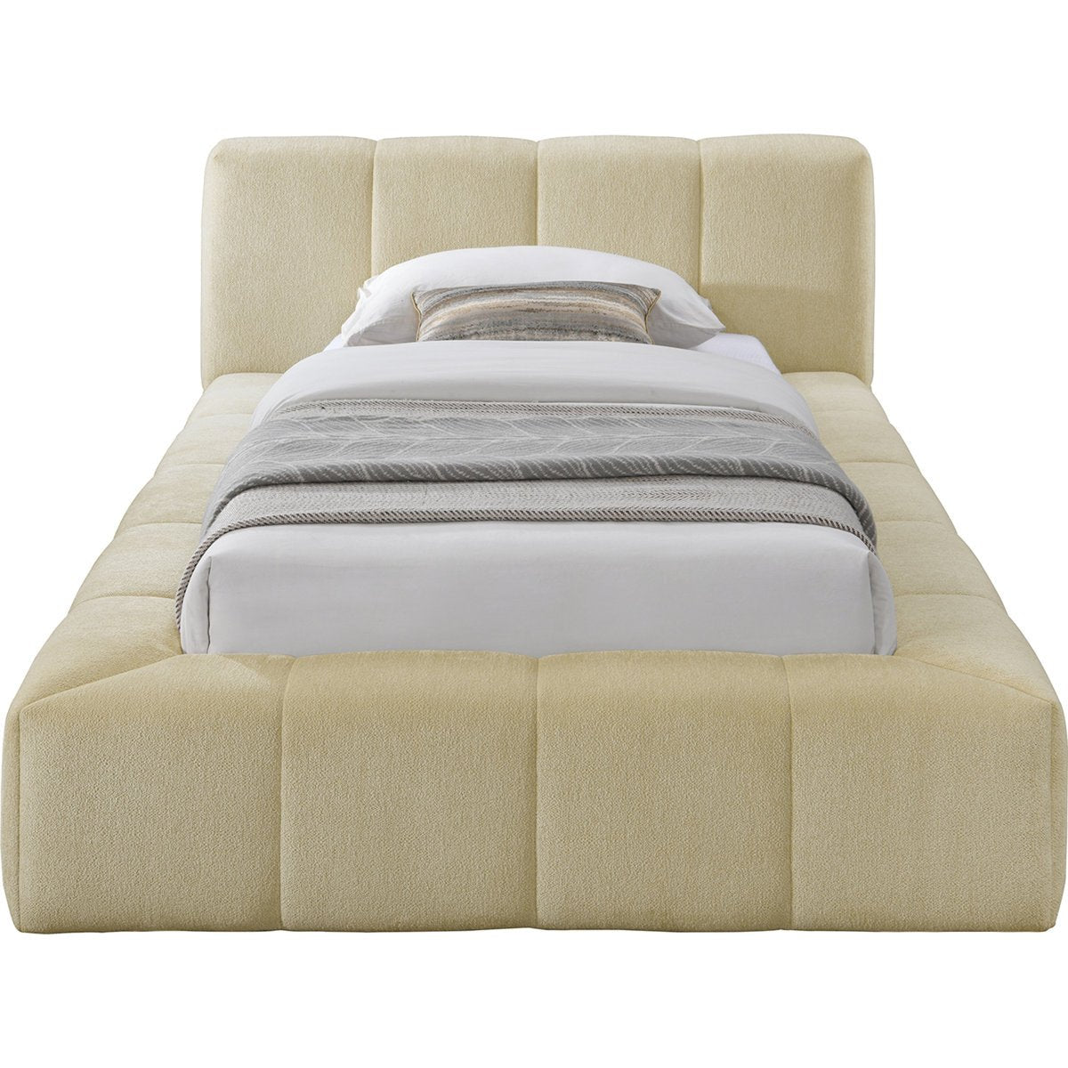 Royal | Chanel Single Chanel Fabric Bed Beds| Royal Furniture