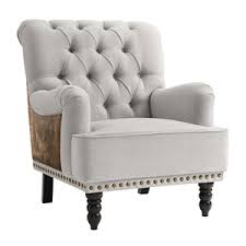 Royal | Classic Chesterfield Armchair with Dual Arm Design in Linen Fabric – 89×80×93 cm - Al Rugaib Furniture