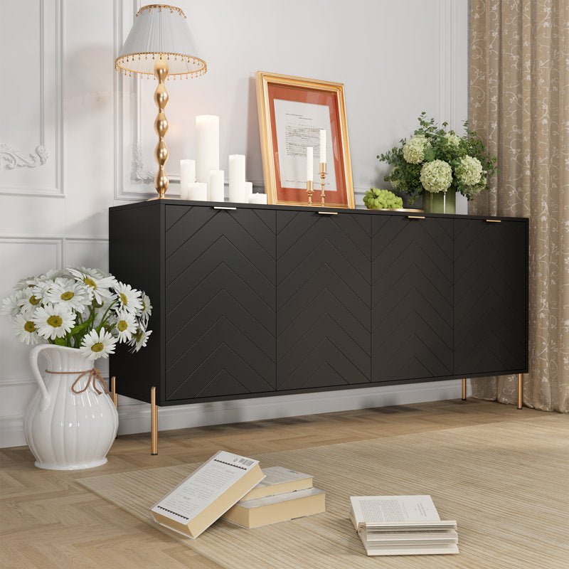 Royal | Contemporary Wooden Buffet Table – 200×85×50 cm Buffets| Royal Furniture