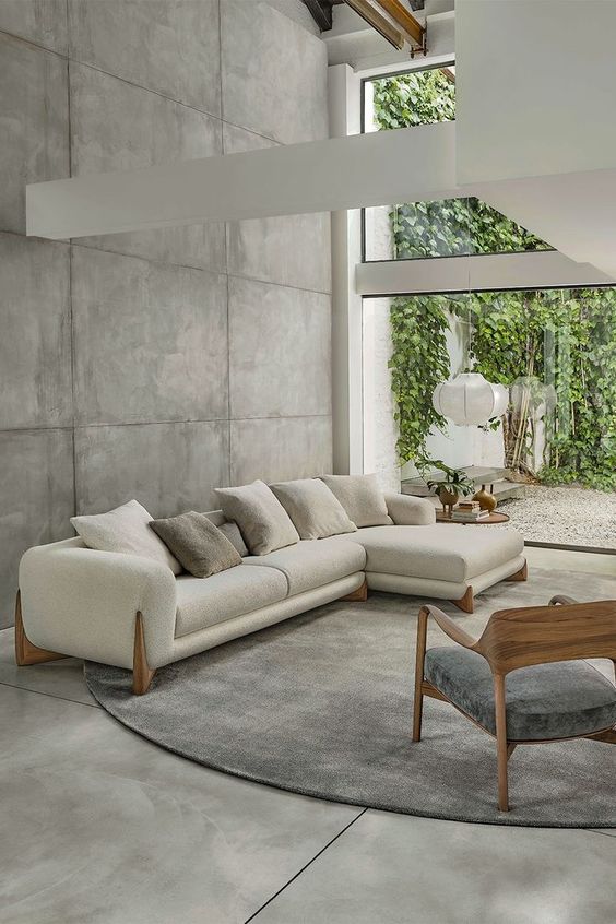 Royal | Creative Off-White Corner Sofa with Soft Velvet Upholstery – 300×160 cm Sectionals| Royal Furniture