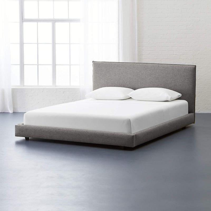 Royal Elegance: Swedish Wood King Bed - Opulent Grey Symphony (160x200x140) By Alhome Beds| Alhome