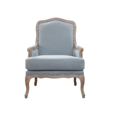 Royal | Modern Curve Armchair with Linen Upholstery – 81×73×96 cm - Al Rugaib Furniture