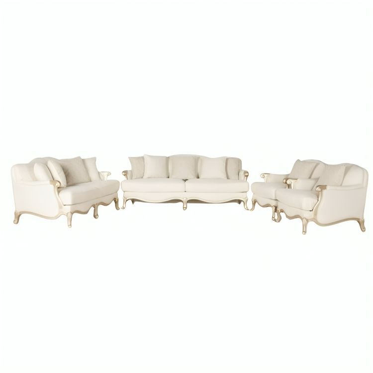 Royal | Modern Living Room Set – 1 Three - Seater Sofa + 1 Two - Seater Sofa + 2 Single Chairs - Al Rugaib Furniture