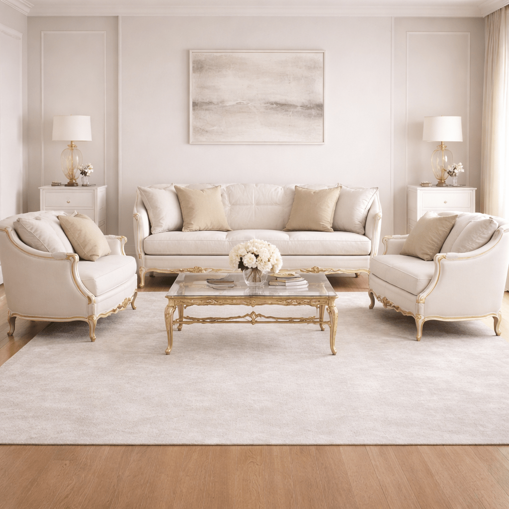Royal | Modern Living Room Set – 1 Three-Seater Sofa + 1 Two-Seater Sofa + 2 Single Chairs Sofas & Loveseats| Royal Furniture