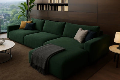 Royal | Mystic Oasis L - Shape Sofa Linen Fabric - Al Rugaib Furniture