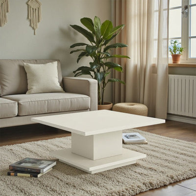 Royal | Oak Wood Center Table – 57×57×42 cm - Al Rugaib Furniture