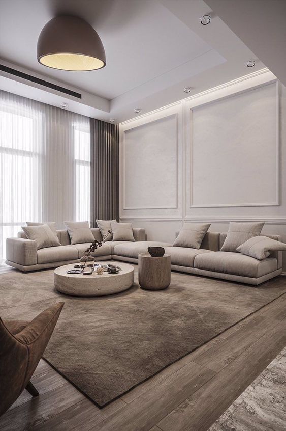 Royal | Off - White Cocoa Corner Sofa – 330×250 cm, Chanel Fabric - Al Rugaib Furniture