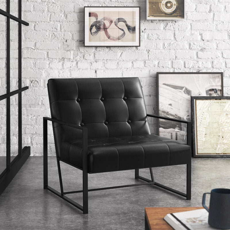 Royal | OpalBloom Chair Leather & Steel–Swedish Wood Structure – 100×85×85 cm Chairs| Royal Furniture