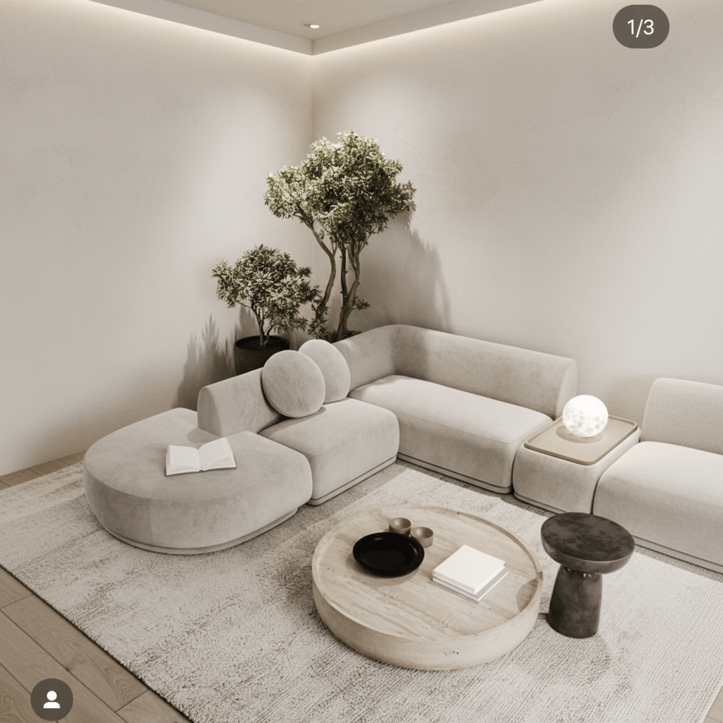 Royal | SableShine Marble Coffee Table in Natural Travertine Marble - Beige - 100x100x40 cm Coffee Tables| Royal Furniture
