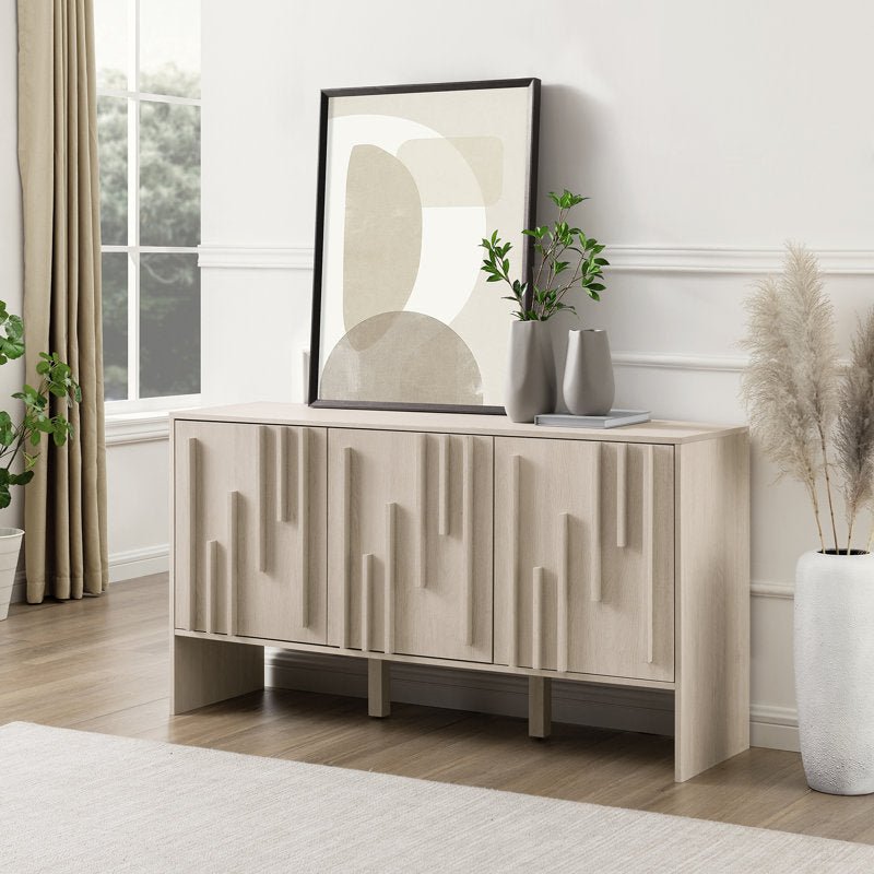 Royal | Sleek Wood Buffet Table – 200×85×50 cm - Al Rugaib Furniture