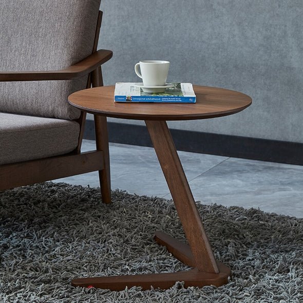 Royal | SoftGlow Side Table – Dark Brown – 50×51×50 cm Accent & End Tables| Royal Furniture