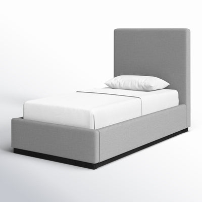 Royal | SoftPanel Linen Upholstered Single Bed - Al Rugaib Furniture