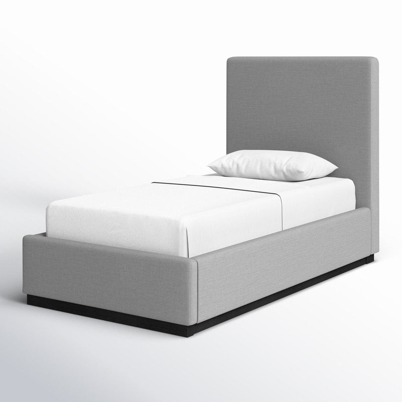 Royal | SoftPanel Linen Upholstered Single Bed - Al Rugaib Furniture