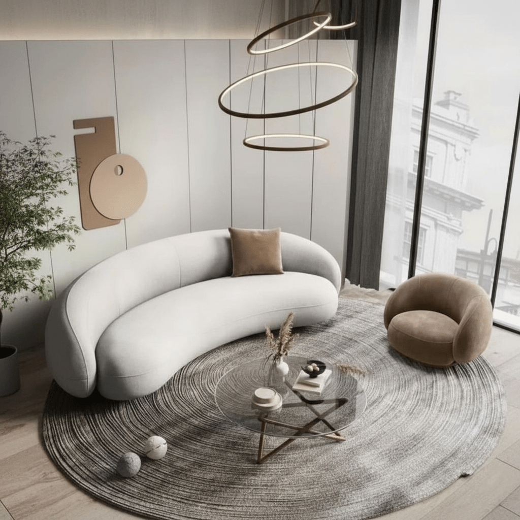 Royal | Sophisticated Summit L-Shape Sofa - Beige & Brown - 220x90x86 cm Sofas & Loveseats| Royal Furniture