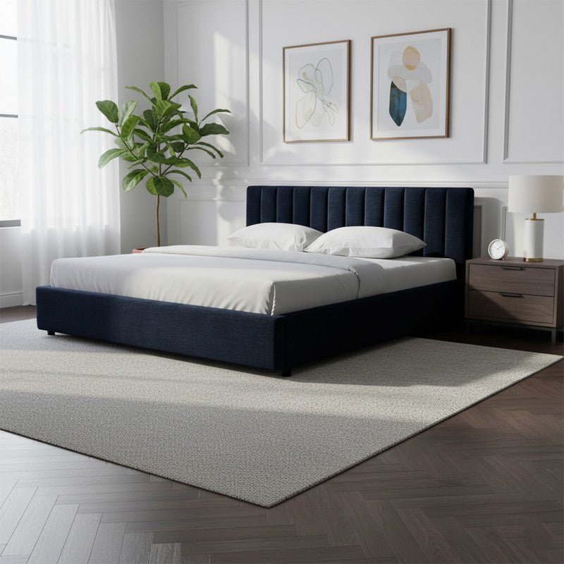 Royal | Swedish Wood Chanel Cosmo Comfort Bed in Blue - Al Rugaib Furniture