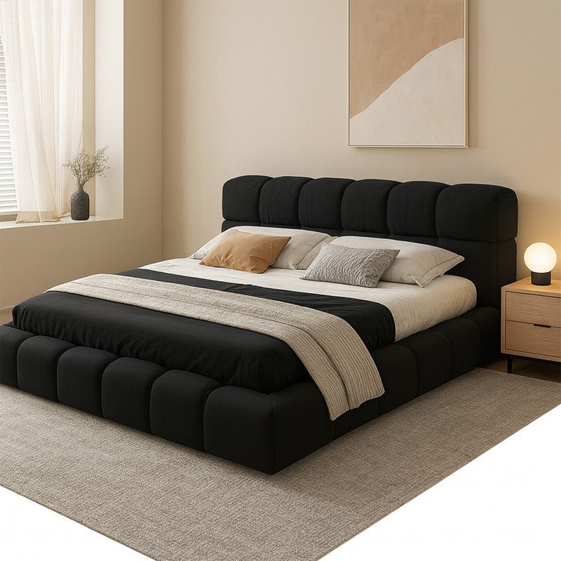 Royal | Swedish Wood Chanel Modern Bed in Black Beds| Royal Furniture