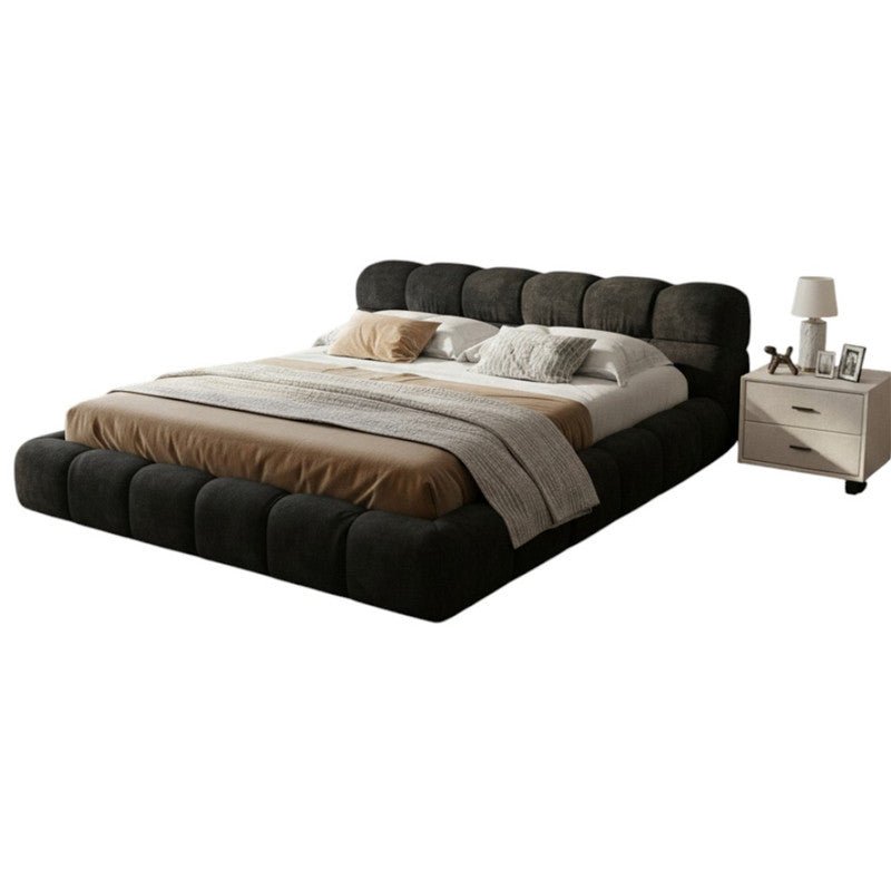 Royal | Swedish Wood Chanel Modern Bed in Black - Al Rugaib Furniture