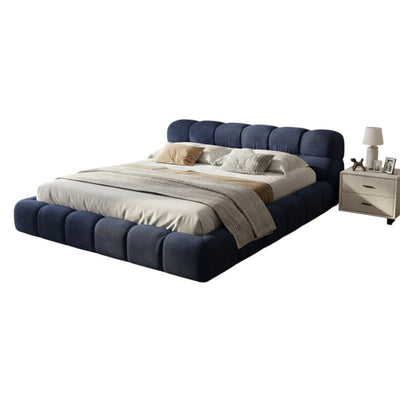 Royal | Swedish Wood Chanel Modern Bed in Blue - Al Rugaib Furniture