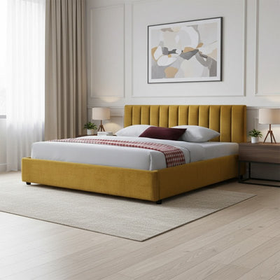 Royal | Swedish Wood Chanel Pure Haven Bed in Camel - Al Rugaib Furniture