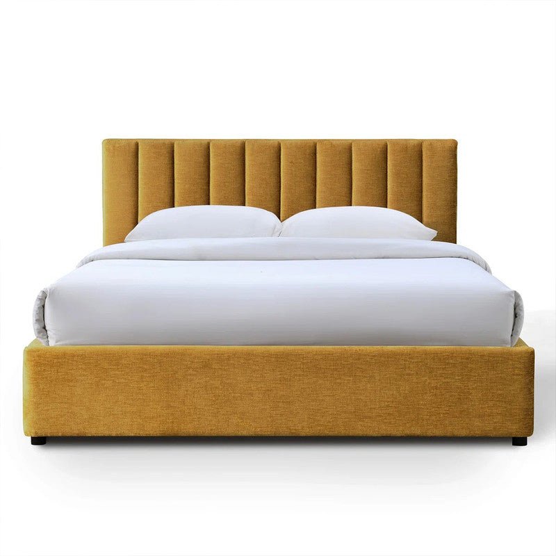 Royal | Swedish Wood Chanel Pure Haven Bed in Camel - Al Rugaib Furniture